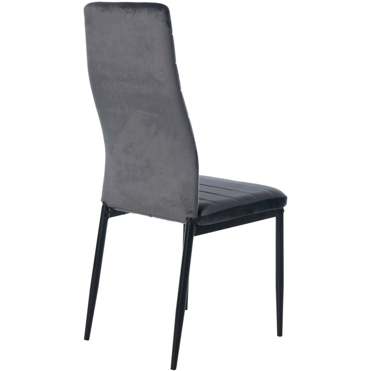 Mayfair Velvet Chair - Gray - 0