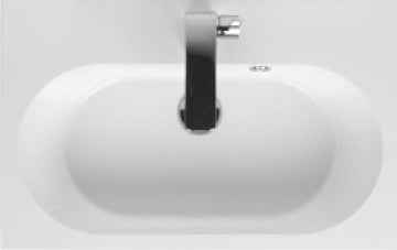 Lavabo riho eifel en céramique 60x38 h 10 cm - Clicktofournisseur.com