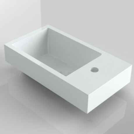 Lavabo riho lucca en céramique 40x22 h 7 cm - Clicktofournisseur.com