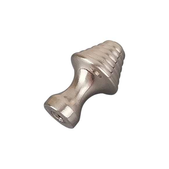 Bouton de meuble LAMPE, Finition zamak nickel mat