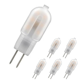 Lot de 5 ampoules led g4 2w 12v blanc chaud 3000k haute luminosité - Clicktofournisseur.com