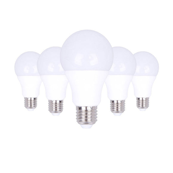 Lot de 5 ampoules led e27 a60 12w 220v 4500k blanc neutre haute luminosité - Clicktofournisseur.com