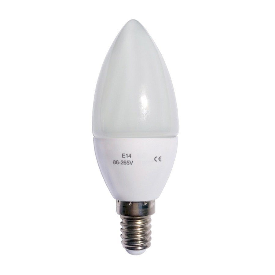 Lot de 5 ampoules led flamme e14 4w 220v 6000k haute luminosité - Clicktofournisseur.com