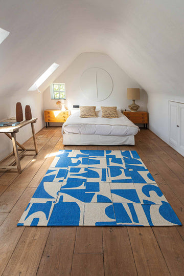 Tapis de salon et chambre tissé plat SCRATCH - 0