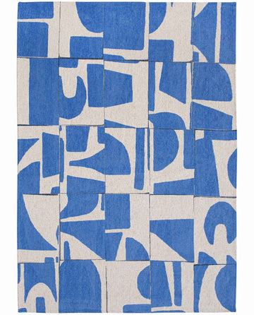Tapis de salon et chambre tissé plat SCRATCH