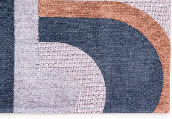 Tapis de salon et chambre tissé plat MODULE