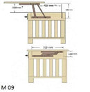 Mécanisme de plateau relevable " le grand" - Clicktofournisseur.com
