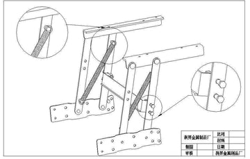 Mécanisme de plateau relevable "le petit" - Clicktofournisseur.com