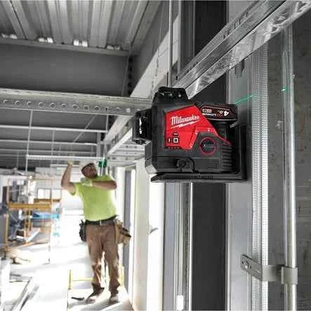 M12™ Laser vert 3 lignes 360° - Milwaukee - M12 3PLKIT-401P