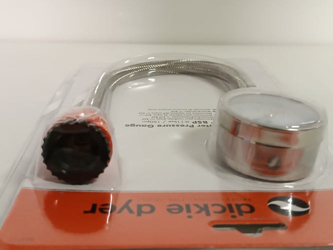 Ecost customer return Dickie Dyer Water Pressure Gauge 010 Bar 3/4" BSP Male Thread 884712