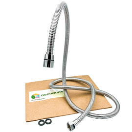 Aecodune tuyau douche 15 m premium - acier inoxidable et laiton