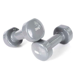 Viniliniai Hanteliai Profit 2x3kg DK 4102, Pilki