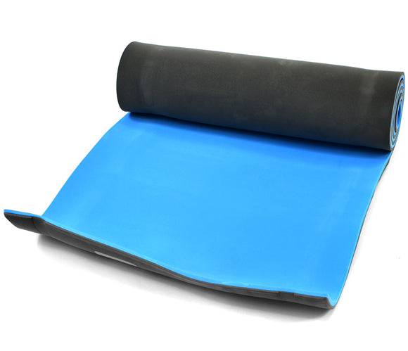 Kilimėlis Dvi sluoksnis Bjorn Eva Juodos Ir Mėlynos Spalvos 180x50x1,0 cm