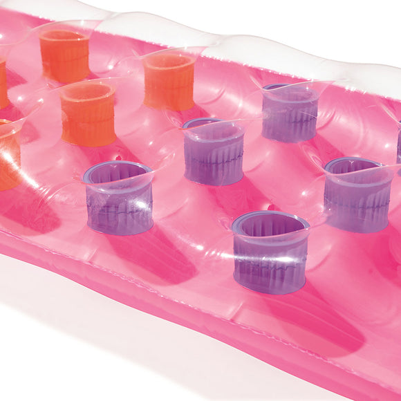 Matelas gonflable rose 188 x 71 cm bestway 43040