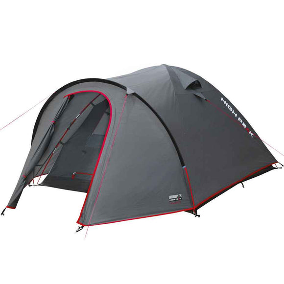 Tente High Peak Nevada 4 gris-rouge 4 personnes 10207