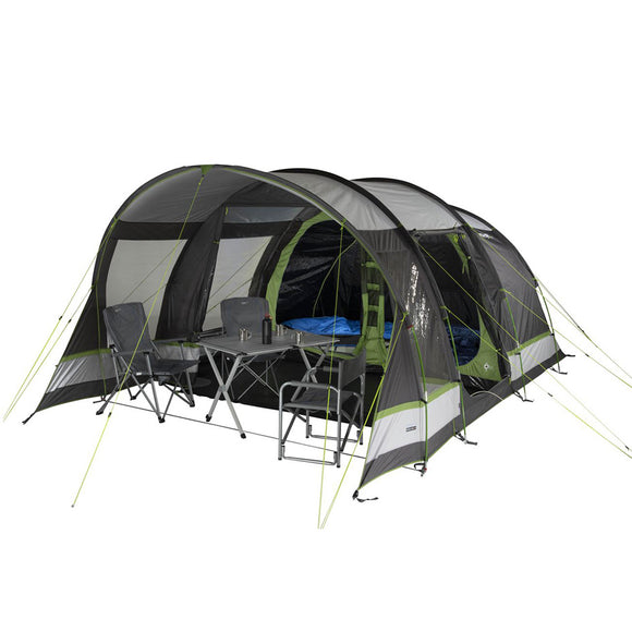 High Peak Garda 5.0 4 person(s) Green, Light grey Tunnel tent