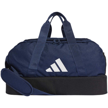 Sac de sport adidas tiro league petit modèle bleu marine ib8649