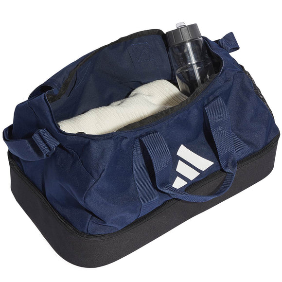 Sac de sport adidas tiro league petit modèle bleu marine ib8649