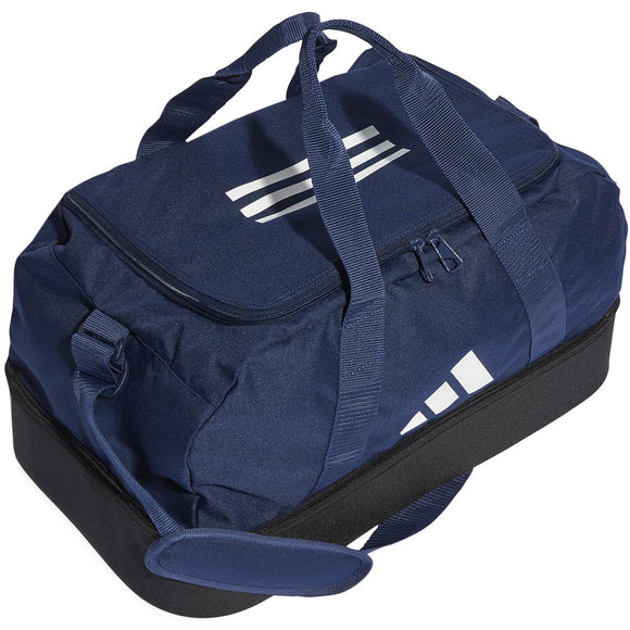 Sac de sport adidas tiro league petit modèle bleu marine ib8649