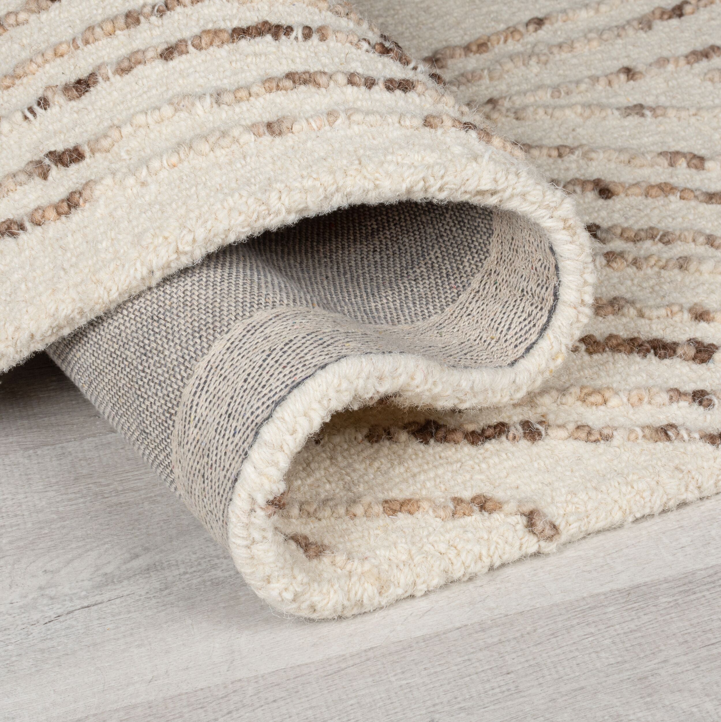 Tapis de salon en laine whirl