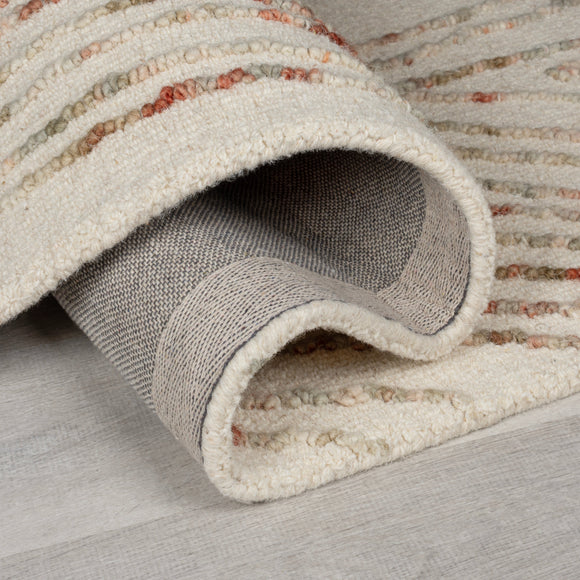 Tapis de salon en laine whirl