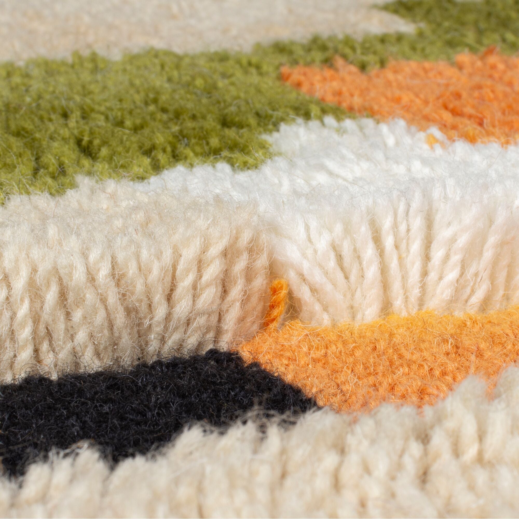 Tapis berbère en laine fait main goza