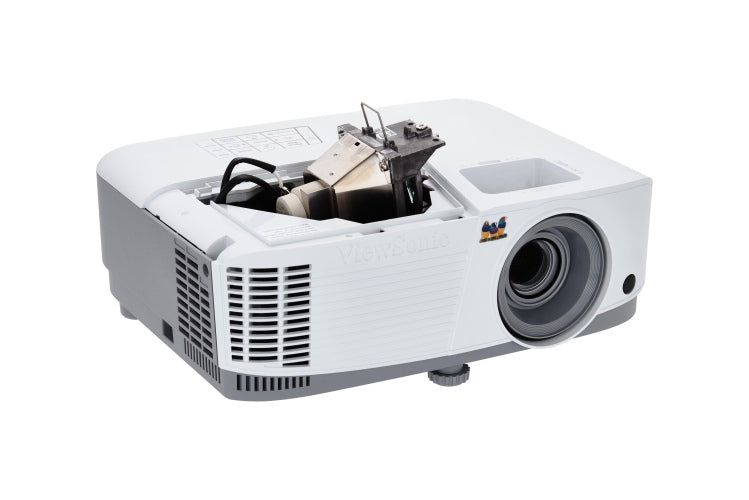 Projecteur Viewsonic PA503W, lampe LED, 3 600 lumens, résolution WXGA (1 280 x 800), contraste 22 000:1, VGA x 2, HDMI, RS-232, USB 2.0 Mini-B, mini-jack, haut-parleurs, « PA503W » (tampon vert 4 lei)