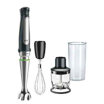 Braun MQ 7025X 0.6 L Immersion blender 1000 W Black, Stainless steel