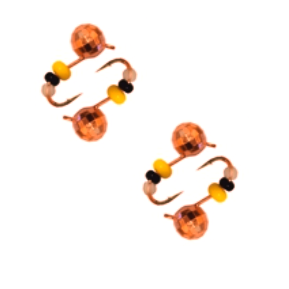 Avižėlė W Spider Daugiakampis Balionas Su Ausele 4 mm, Dažyta CU