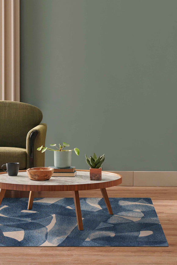 Tapis de salon moderne tissé plat TIRANA