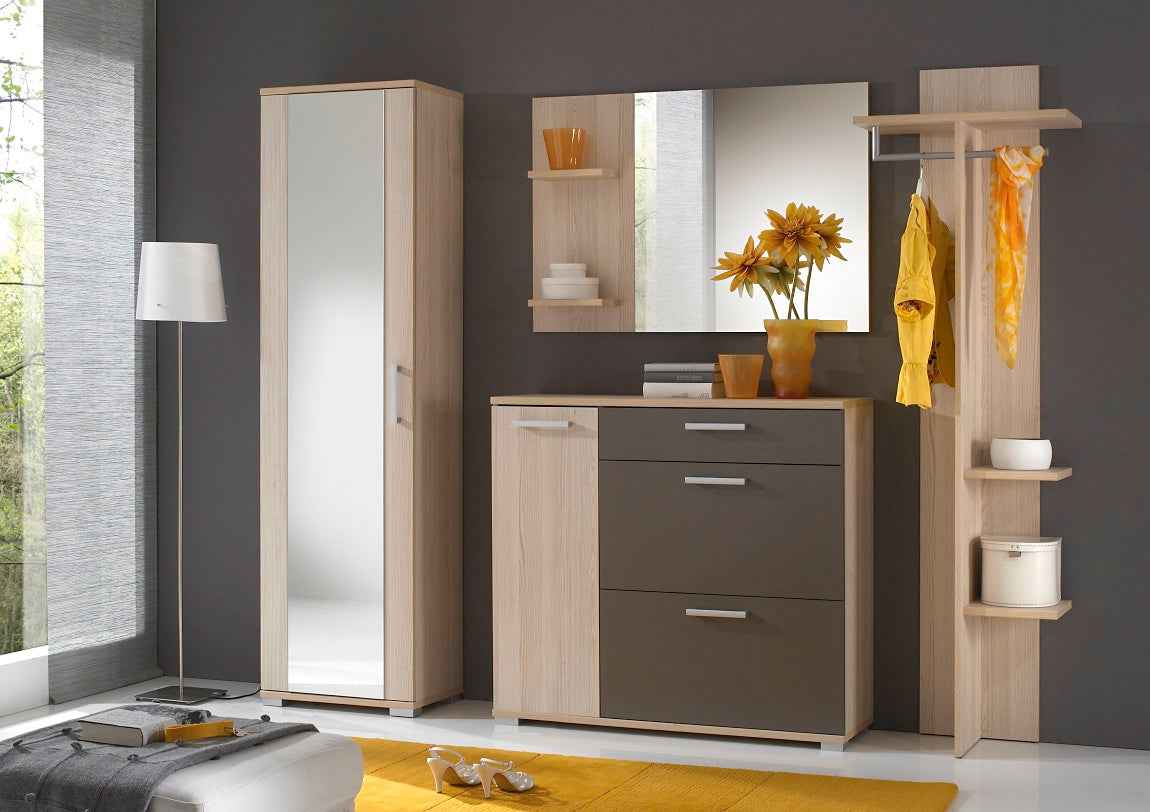 Meuble tv bono en prunier mat 120x37x45 cm - Clicktofournisseur.com
