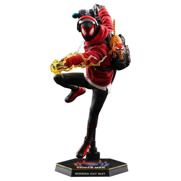 Figurine Hot Toys VGM50 - Marvel's Spider-Man : Miles Morales - Miles Morales Bodega Cat Suit