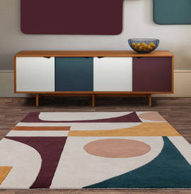 Tapis tufté main en laine MINGLE