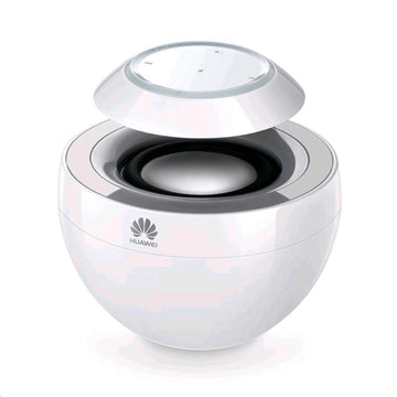 Mini haut-parleur portable sphère blanc bluetooth huawei am08 swan avec son 360 degrés - Clicktofournisseur.com