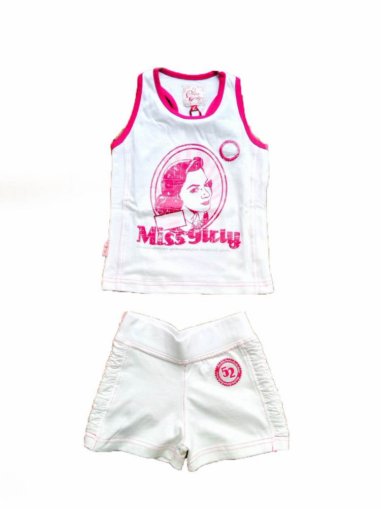 Miss Girly Ensemble Short et débardeur Fille FLIZEP clicktofournisseur.com