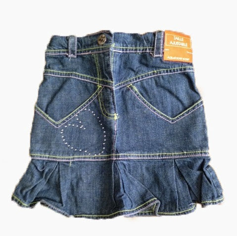 Miss Girly Jupe Fille FLOUILLE jean clicktofournisseur.com