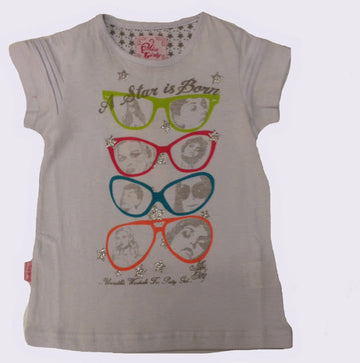 Miss Girly T shirt Fille FISTAR clicktofournisseur.com