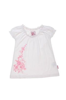 Miss Girly T shirt manches courtes Fille FOUBAYOU clicktofournisseur.com