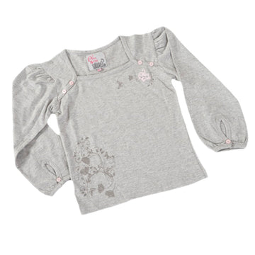 Miss Girly T shirt manches longues Fille FURYLON clicktofournisseur.com