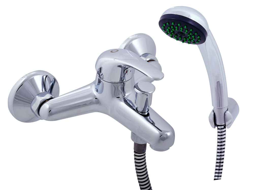 Mitigeur baignoire mississipi en chrome avec douchette - Clicktofournisseur.com