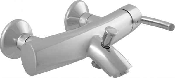 Mitigeur baignoire volga en chrome monocommande. - Clicktofournisseur.com