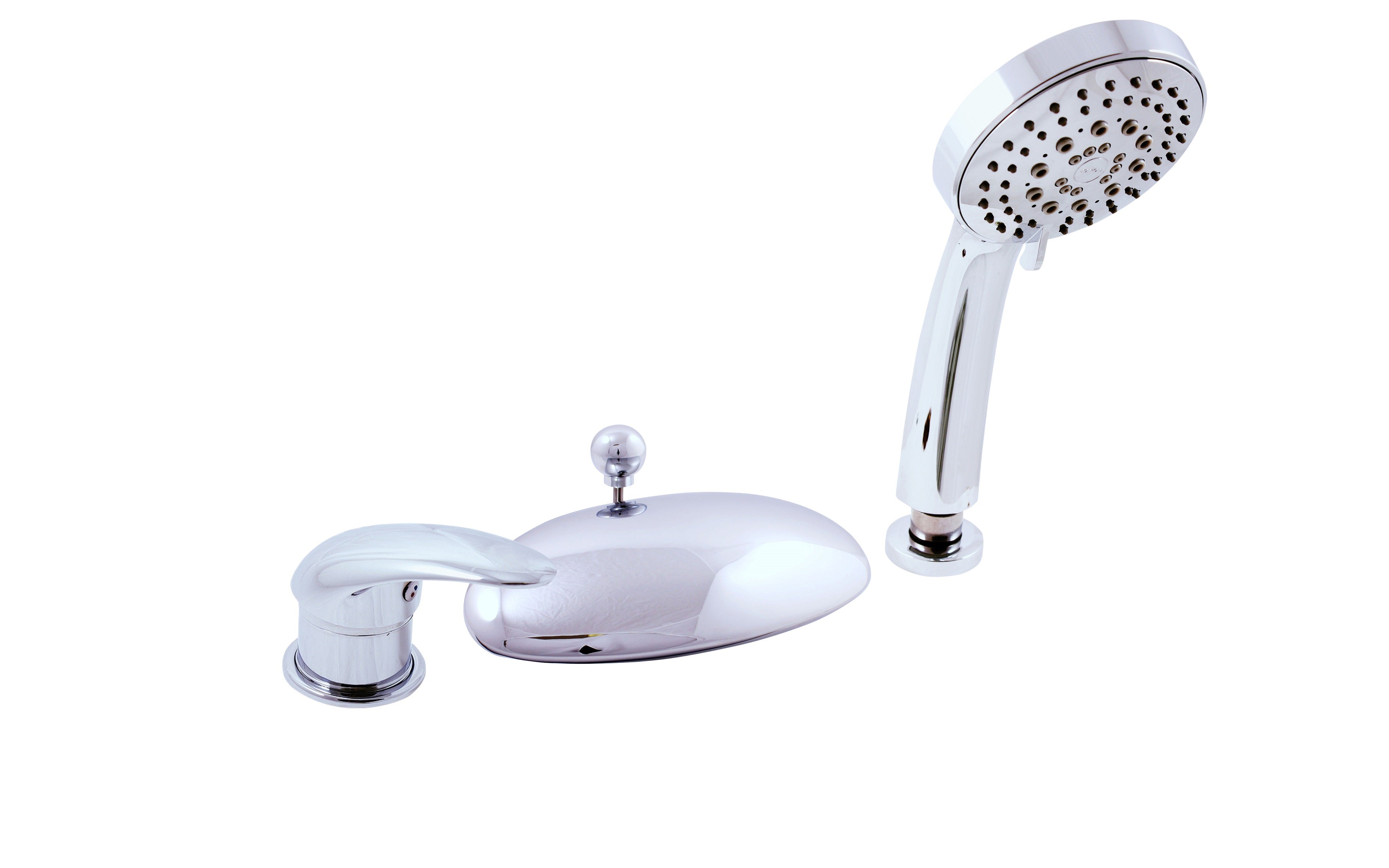 Mitigeur baignoire à cascade danube 3 trous avec inverseur - Clicktofournisseur.com