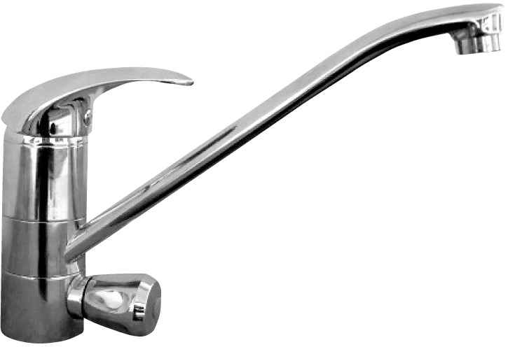 Mitigeur évier danube avec vanne pour lave-vaisselle - Clicktofournisseur.com