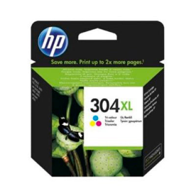 Cartouche d'encre tricolore d'origine hp 304xl n9k07ae uus