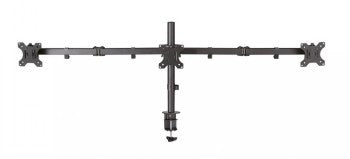 Neomounts Desk Mount | FPMA-D550D3BLACK Monitor Arm | Adjustable Height, Rotate, Tilt, Swivel | 10-27 " | Maximum weight (capacity) 6 kg | Black