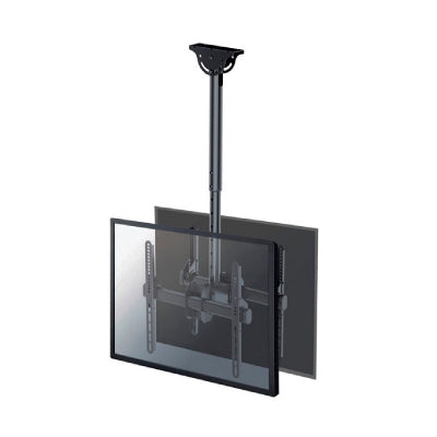 Neomounts NM-C440DBLACK Dual monitor/TV mount ceiling | Adjustable Height, Rotate, Tilt, Swivel | 32-60 " | Maximum weight (capacity) 45 kg | Black