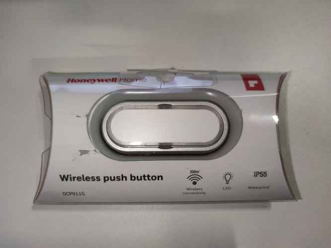 Bouton de sonnette sans fil Honeywell Home DCP911G avec affichage de la fonction LED pour retour client Ecost