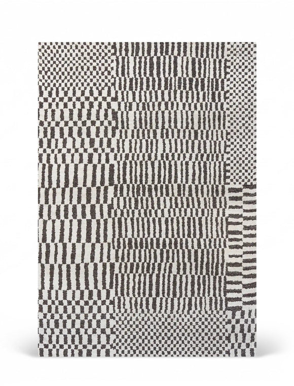 Tapis tissé plat moderne BERBER STRUCTURES