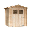 Abri de jardin en bois ep19mm surface utile 318m² 200x200x213cm int009/ineksa