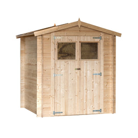 Abri de jardin en bois ep19mm surface utile 318m² 200x200x213cm int009/ineksa